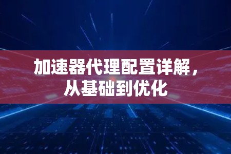 加速器代理配置详解，从基础到优化