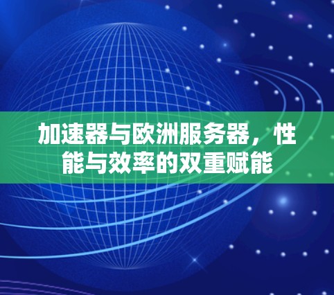 加速器与欧洲服务器，性能与效率的双重赋能