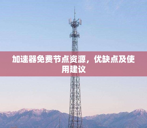 加速器免费节点资源，优缺点及使用建议