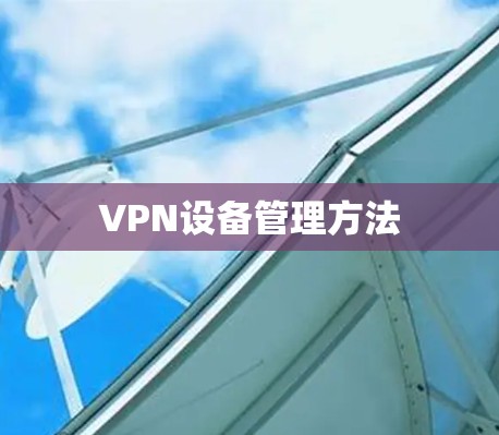 VPN设备管理方法
