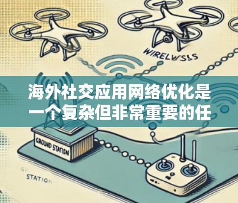 海外社交应用网络优化是一个复杂但非常重要的任务，涉及技术、市场营销、用户体验、法律合规等多个方面。以下是一些关键的优化方向和策略