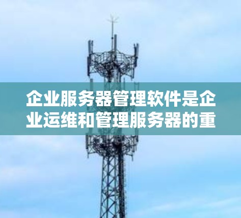 企业服务器管理软件是企业运维和管理服务器的重要工具，帮助企业高效地管理分布式服务器环境。以下是对企业服务器管理软件的详细分析和总结