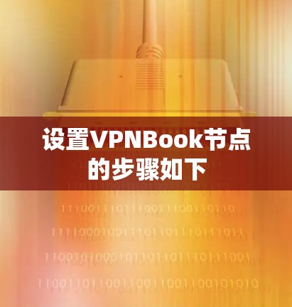 设置VPNBook节点的步骤如下
